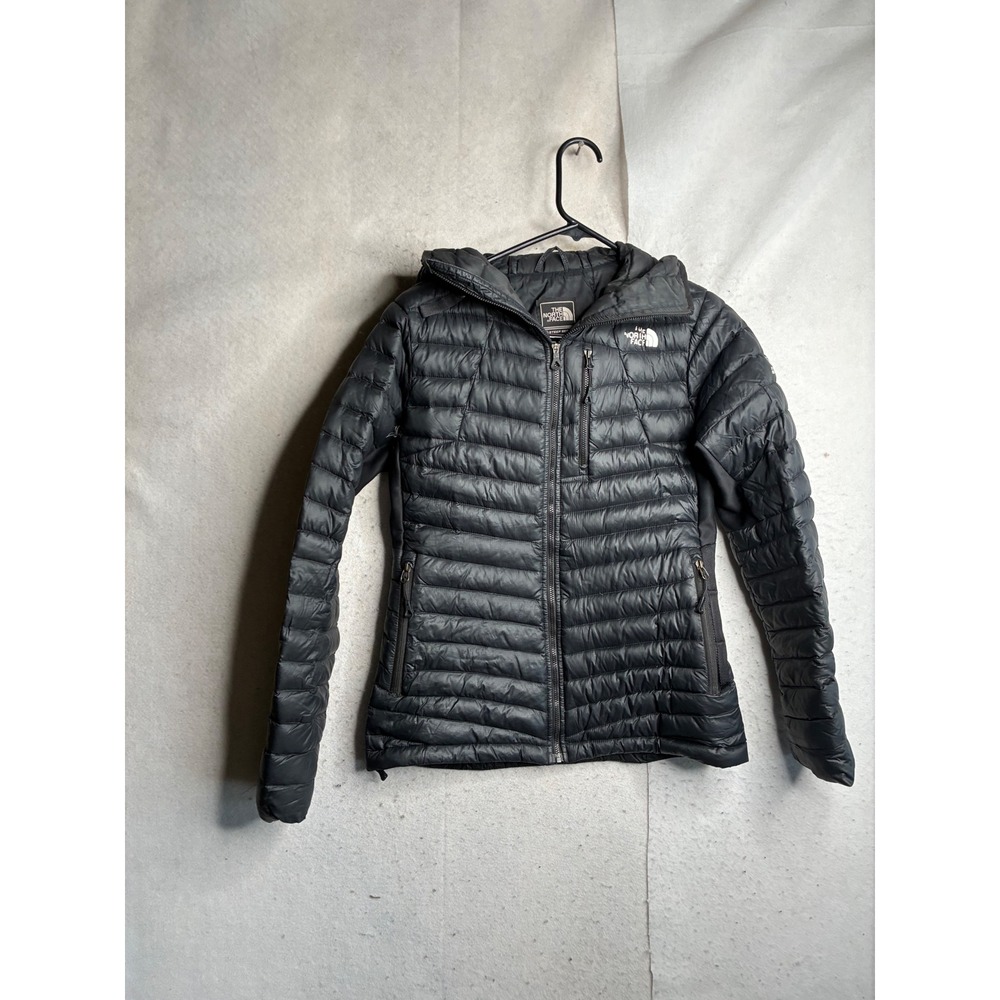 The North Face Steep Series Womens Small Black Hooded Goose Down Puffer Jacket